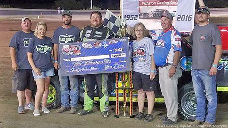 Abe Huls won the American Racer USRA Stock Car feature.