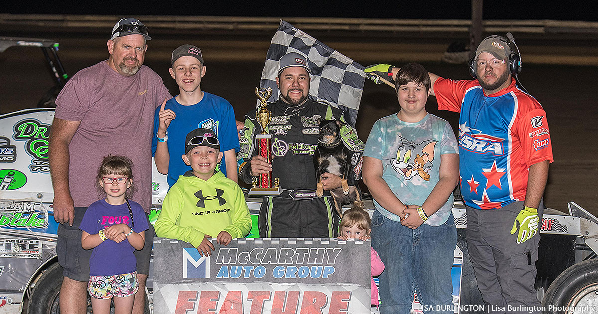 Steven Bowers Jr. won the USRA Modified main event.