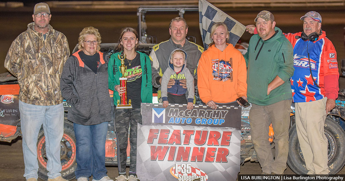 Doug Keller won the Medieval USRA Stock Car main event.