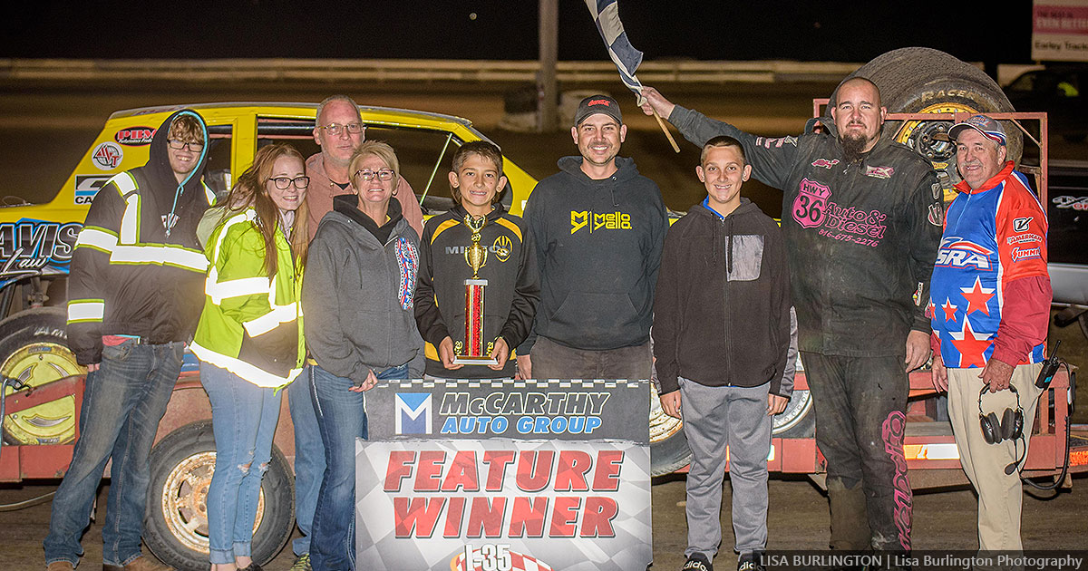 Jeff Dixon won the Medieval USRA Stock Car main event.