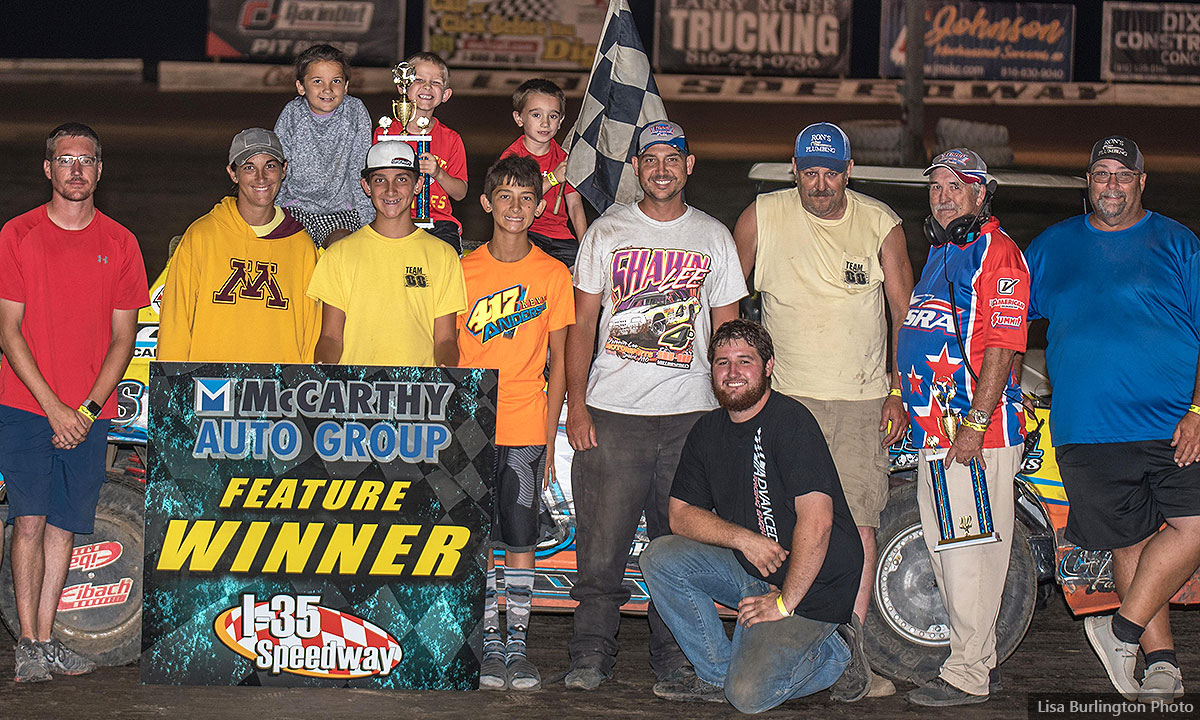 Jeff Dixon won the Medieval USRA Stock Car main event.