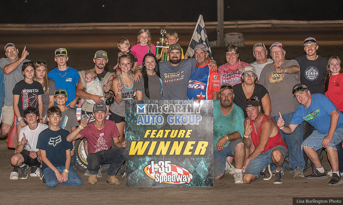 Kristchon Hisel won the Medieval USRA Stock Car main event.