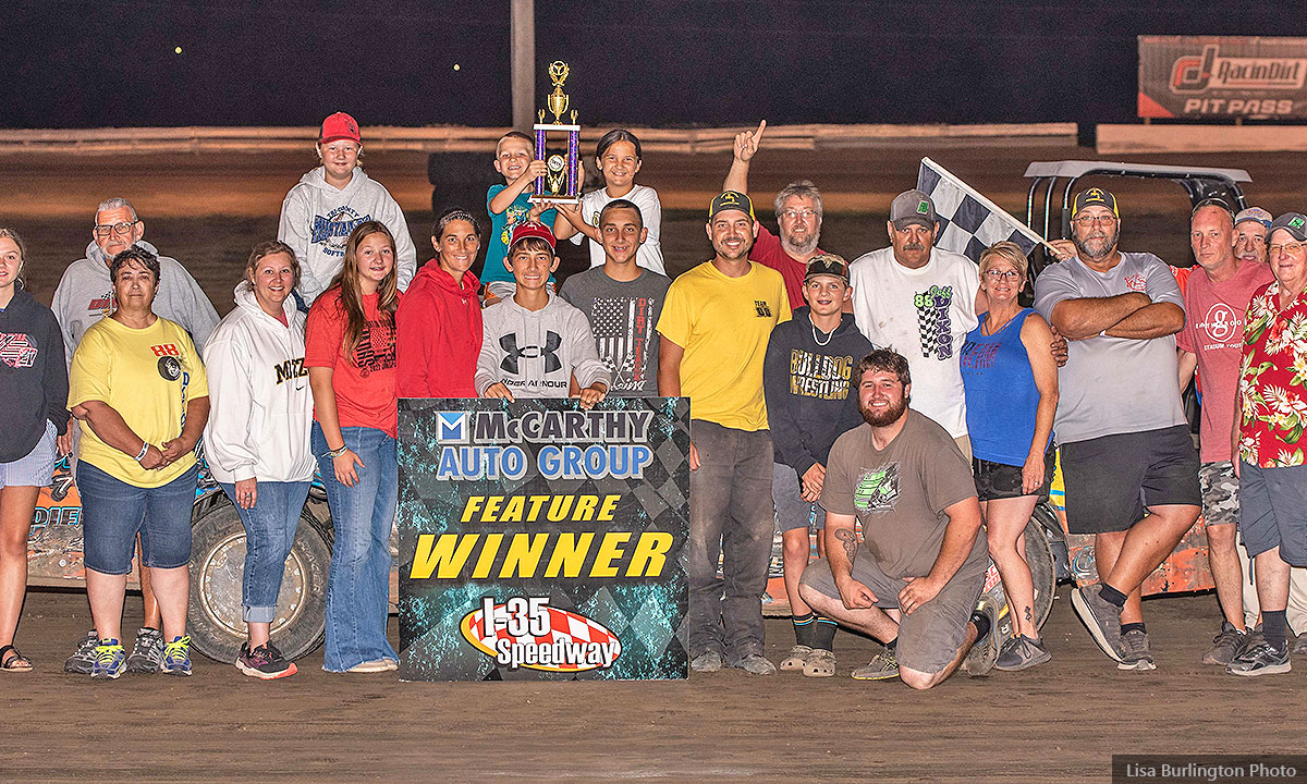 Jeff Dixon won the Medieval USRA Stock Car main event.