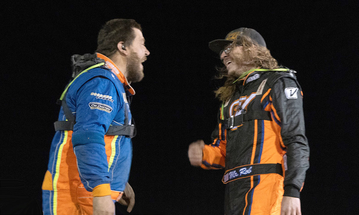 Titles in the MSD Performance USRA Southern Region driven by MVT went to Josh Cain (left) in the USRA Stock Cars and Robe Moseley (right) in the USRA B-Mods.